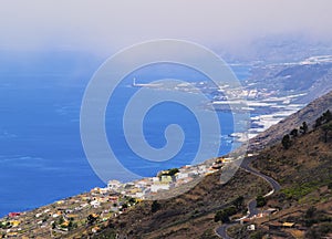 La Palma - view from Volcano San Antonio