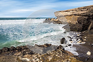 La Pared beach on Fuerteventura west coast