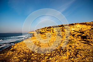 La Pared coast on Fuerteventura island