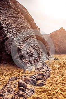 La Pared coast on Fuerteventura island photo