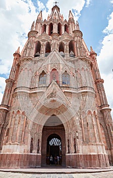 La Parroquia de San Miguel Arcangel, the most famous structure in San Miguel de Allende photo