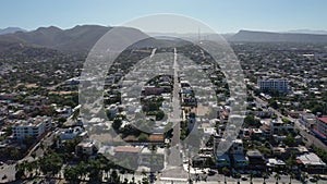 La paz bcs baja california sur mexico aerial view panorama