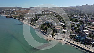 La paz bcs baja california sur mexico aerial view panorama