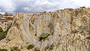 La Paz, Valle de la Luna scenic rock formations. Bolivia.