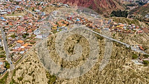La Paz, Valle de la Luna scenic rock formations. Bolivia