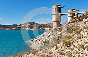 La Pedrera Reservoir in Orihuela. Spain photo
