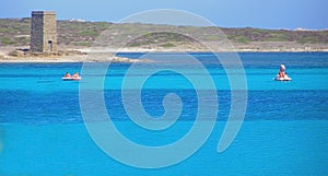 La Pelosa Beach in Sardinia - Italy