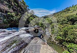 La Periquera waterfalls Villa de Leyva Boyaca Colombia