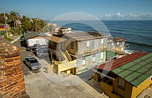 La Perla slum in old San Juan city, Puerto Rico