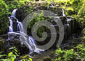 La Petite Cascade - The Little Waterfall of the Cance and Cancon rivers  - Normandy, France