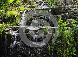 La Petite Cascade - The Little Waterfall of the Cance and Cancon rivers  - Normandy, France