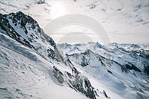 La Plagne ski resort, French Alps, Tarentaise, France, Europe