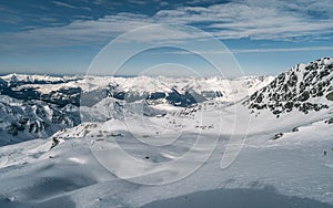 La Plagne ski resort, French Alps, Tarentaise, France, Europe