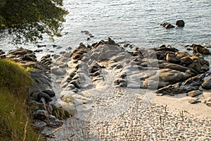 La playa de Samil at Vigo, Spain