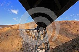 La Polvorilla viaduct, Tren A Las Nubes, northwest of Argentina photo