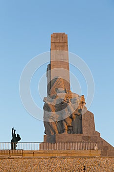 La porte de L`orient monument situated at Marseille, France