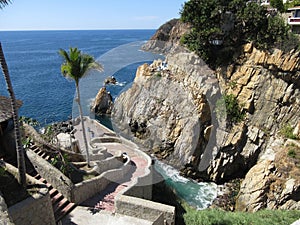 La Quebrada in Acapulco Mexico photo