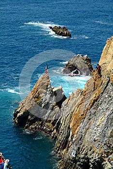 La Quebrada cliff divers Acapulco Mexico