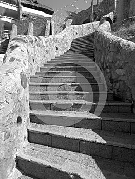 La Quebrada Steep Staircase photo