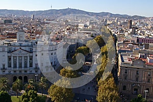 La Rambla in Barcelona