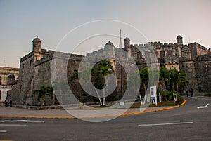 La Real Fuerza Fortress in the evening. Castillo de la Real Fuerza - Old Havana, Cuba photo
