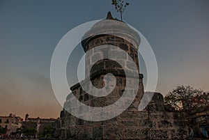 La Real Fuerza Fortress in the evening. Castillo de la Real Fuerza - Old Havana, Cuba photo