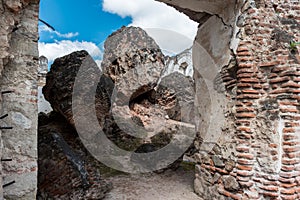 La Recoleccion Architectural Complex in Antigua, Guetemala. It is a former church and monastery of the Order of the Recollects. an photo