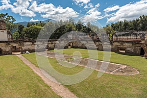 La Recoleccion Architectural Complex in Antigua, Guetemala. It is a former church and monastery of the Order of the Recollects. an photo