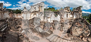 La Recoleccion Architectural Complex in Antigua, Guetemala. It is a former church and monastery of the Order of the Recollects. an photo