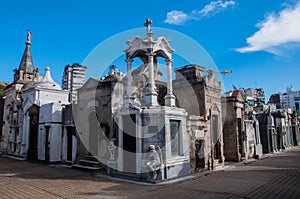 La Recoleta cemetery in Buenos Aires, Argentina photo