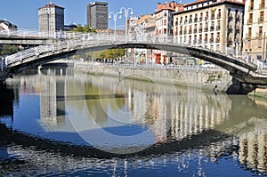 La Ribera Bridge, Bilbao photo