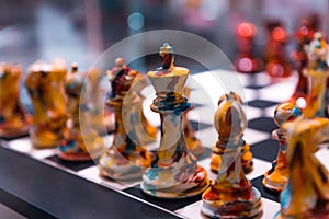 Precious Chess in `la rinascente, Milano photo