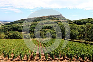 La Roche de SolutrÃ© in Burgundy