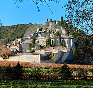 La Roque-sur-Ceze village in France