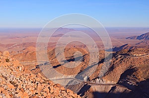 La rumorosa landscape near the city of tecate in baja california, V photo