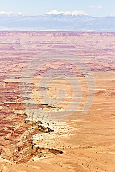 La Salle Mountains over Canyonlands Utah