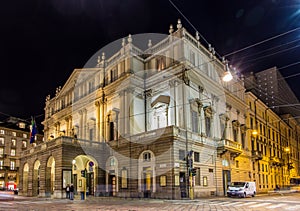 La Scala, an opera house in Milan