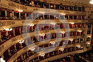 La Scala opera house in Milan, Italy