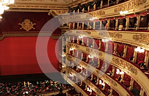 La Scala opera house in Milan, Italy