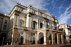 La Scala opera house in Milan, Italy