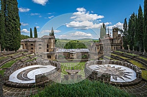 La Scarzuola, Tomaso Buzzi ideal city of Umbria, Italy