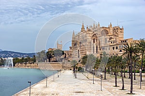 La Seu, the Cathedral of Palma de Mallorca - Balearic Islands, Spain.
