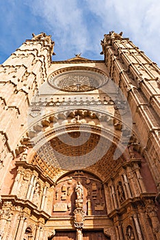 La Seu, the gothic cathedral , Mallorca, Baleares, Spain photo