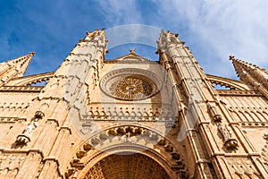 La Seu, the gothic cathedral , Mallorca, Baleares, Spain photo