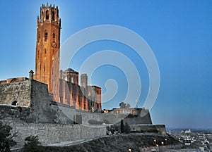 La Seu Vella cathedral of Lleida, Spain photo