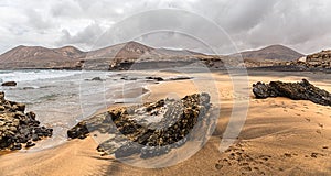 La Solapa, a Virgin Gold-Colored Sandy Beach in Fuerteventura photo