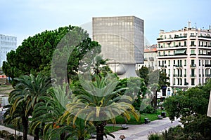 La Tete Carree public Library in Nice, France
