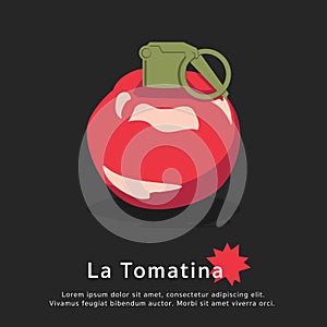 La tomatina tomato festival photo