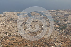 La Valletta, Malta from the sky