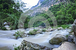 La Venta River Canyon in Chiapas, Mexico photo
